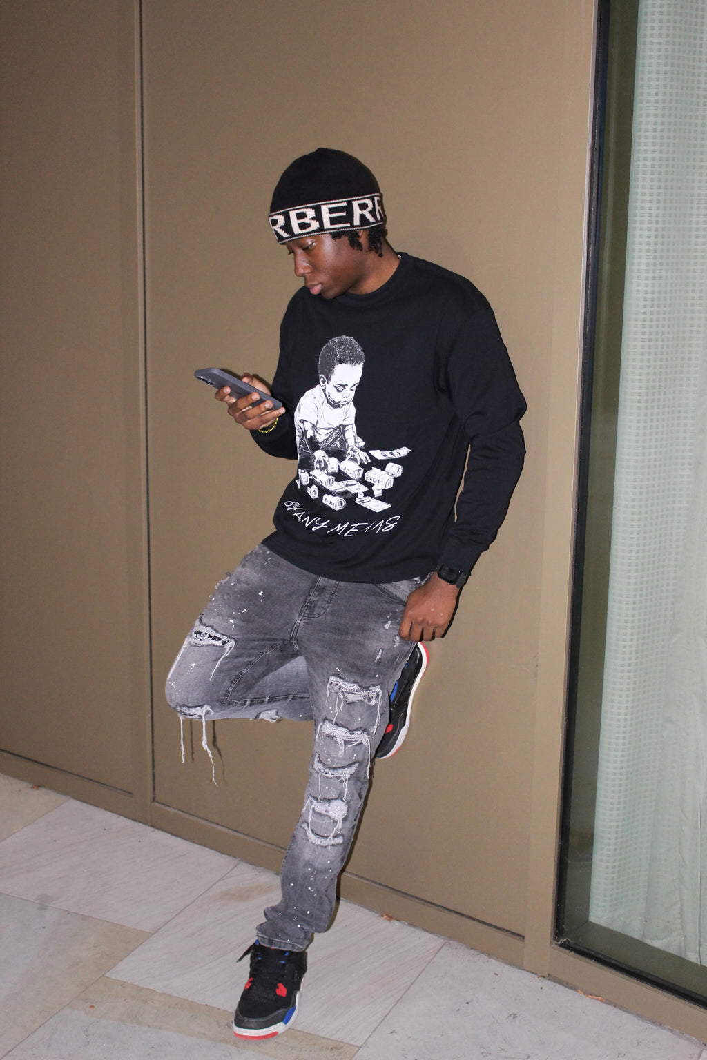 BLACK NNP longlseve