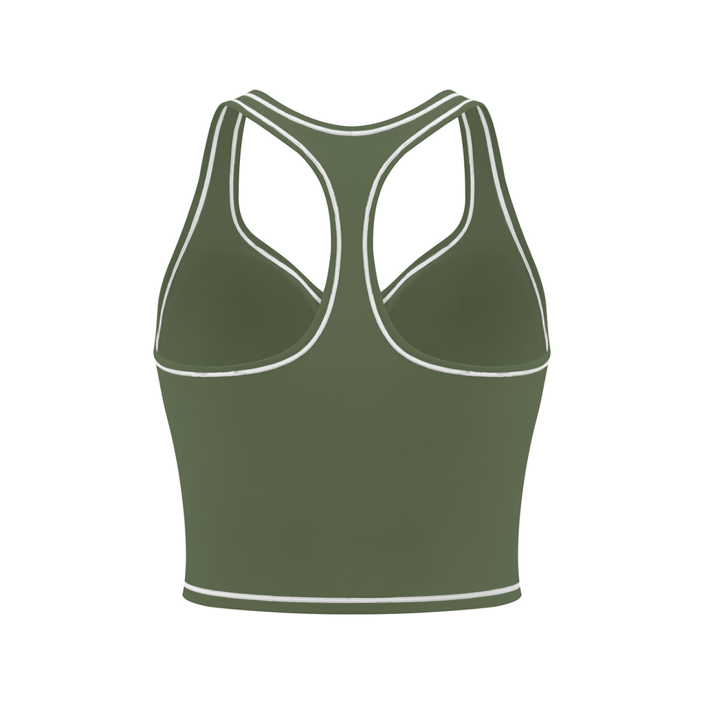 (Multiple colours) Women’s Topstitching Yoga Tank Top
