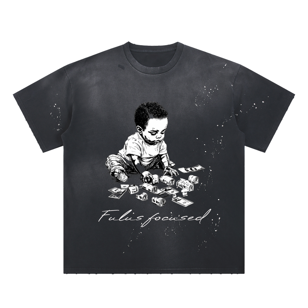 Focus Focused Graphic T-Shirt – Black