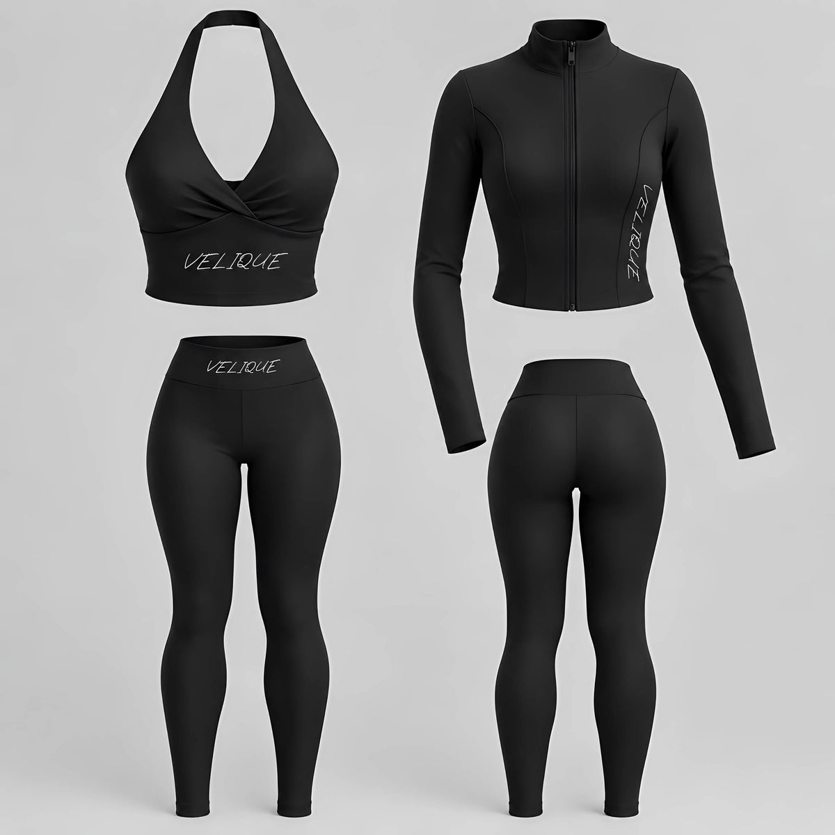 BLACK activewear 3 peice