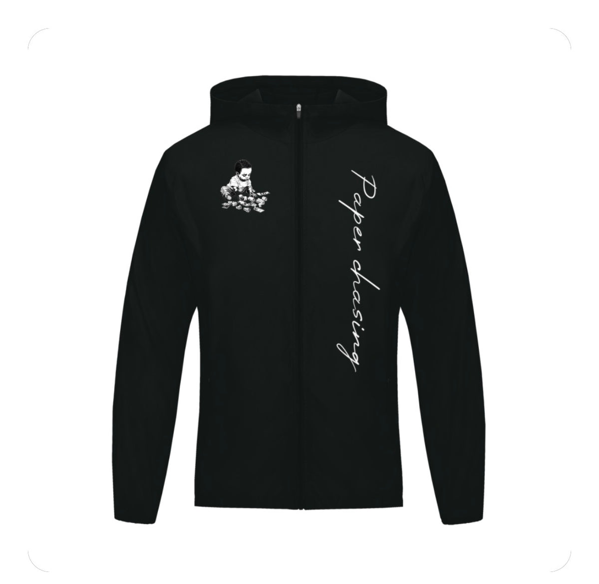 Dark grey N.N.P WINDBREAKER
