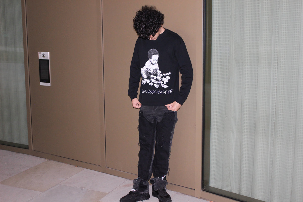BLACK NNP longlseve