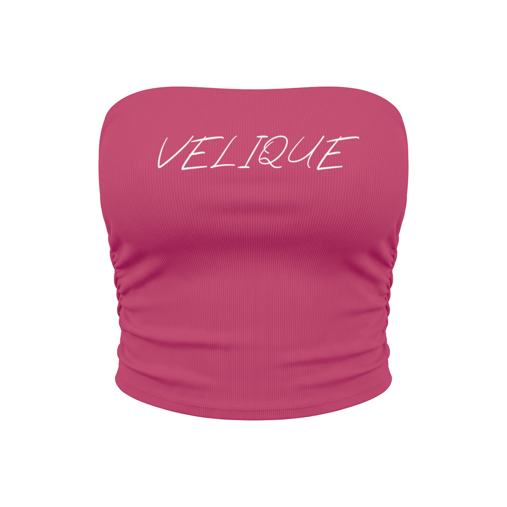 (Multiple colours) Women’s Ruched Cropped Yoga Tube Top