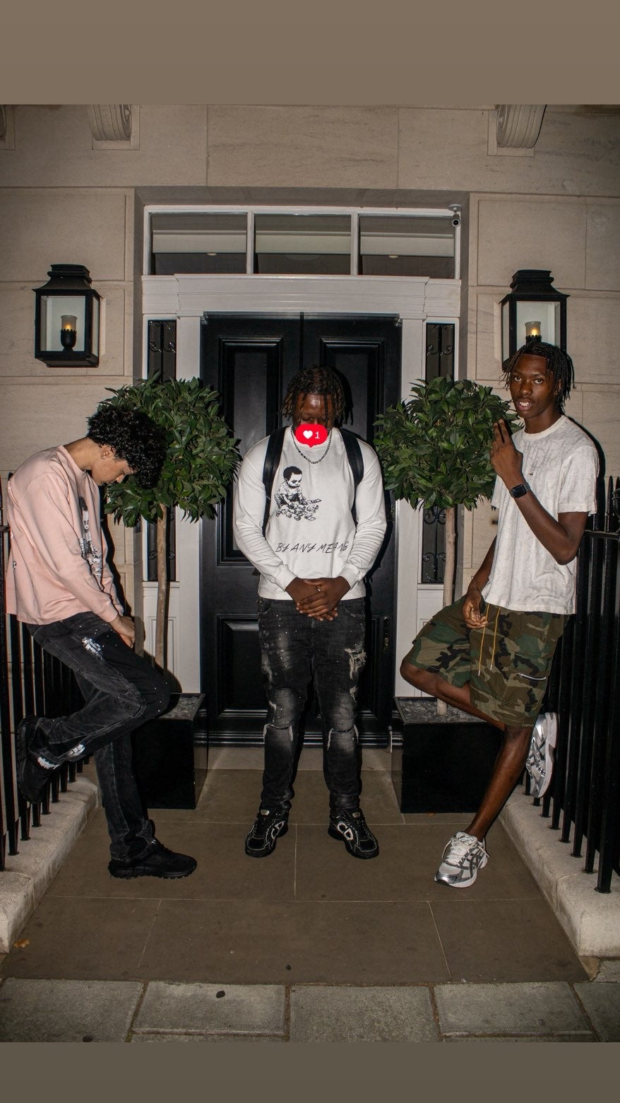 Old season white NEVER NOT PAID LONGSLEEVE