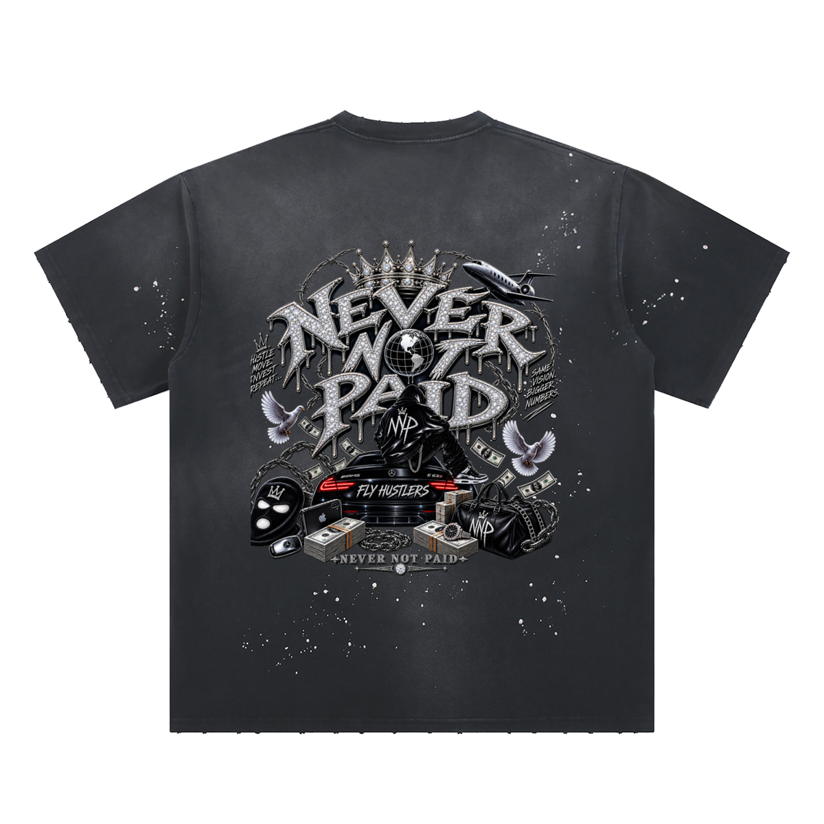 Focus Focused Graphic T-Shirt – Black